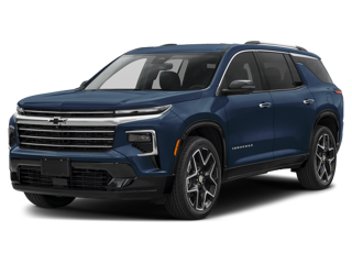 Blue Chevrolet Traverse