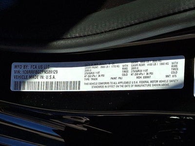 2023 RAM 1500 Big Horn 4x4 Quad Cab 6'4" Box