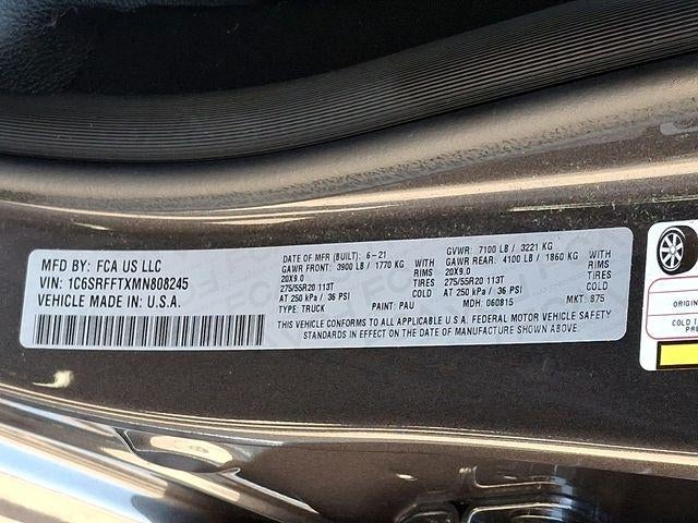 2021 RAM 1500 Big Horn 4x4 Crew Cab 5'7" Box