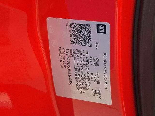 2027 Chevrolet Corvette Stingray 1LT