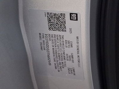 2026 Chevrolet Corvette Z06 1LZ