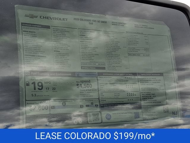 2026 Chevrolet Colorado WT