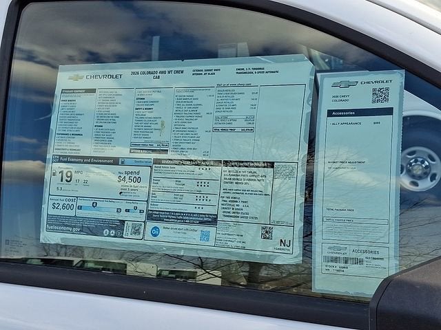 2026 Chevrolet Colorado WT