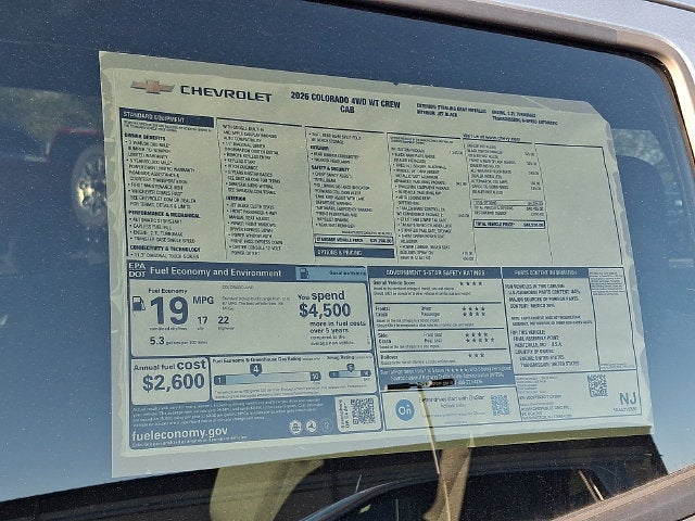 2026 Chevrolet Colorado WT