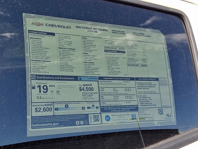 2026 Chevrolet Colorado Trail Boss