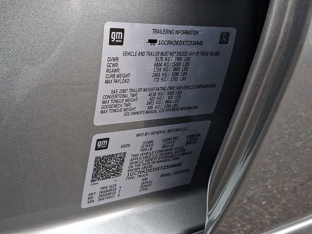 2026 Chevrolet Silverado 1500 LT