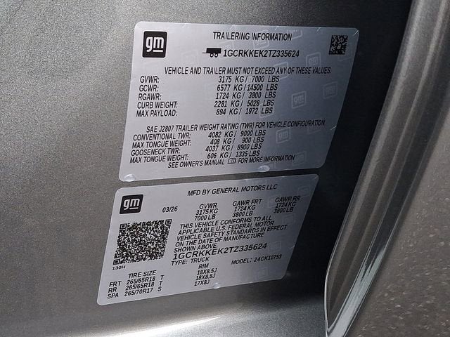 2026 Chevrolet Silverado 1500 LT (2FL)