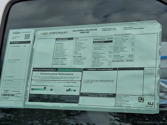2026 Chevrolet Express Cargo WT