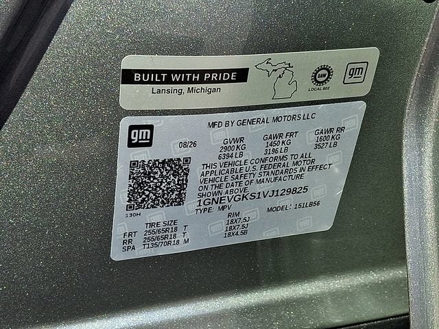 2027 Chevrolet Traverse LT