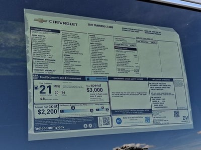 2027 Chevrolet Traverse LT