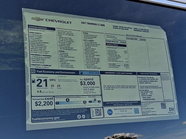 2027 Chevrolet Traverse LT