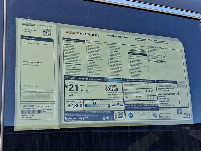 2026 Chevrolet Traverse LT