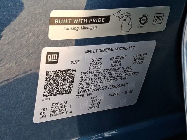 2026 Chevrolet Traverse LT