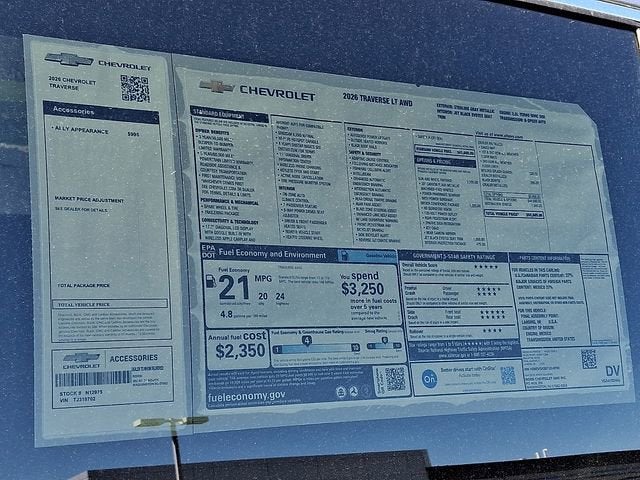 2026 Chevrolet Traverse LT