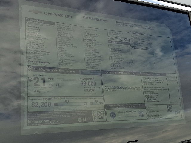 2027 Chevrolet Traverse LT
