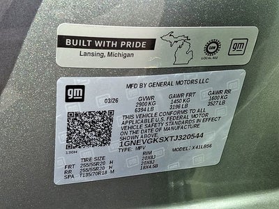 2026 Chevrolet Traverse LT