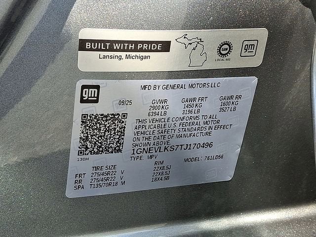 2026 Chevrolet Traverse RS