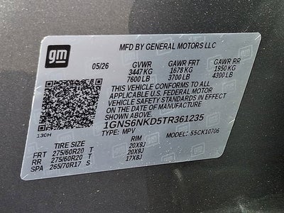 2026 Chevrolet Tahoe LT