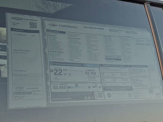 2026 Chevrolet Tahoe Premier