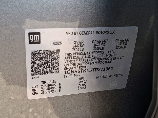 2026 Chevrolet Tahoe High Country