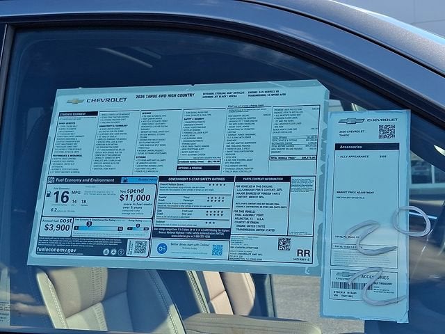 2026 Chevrolet Tahoe High Country