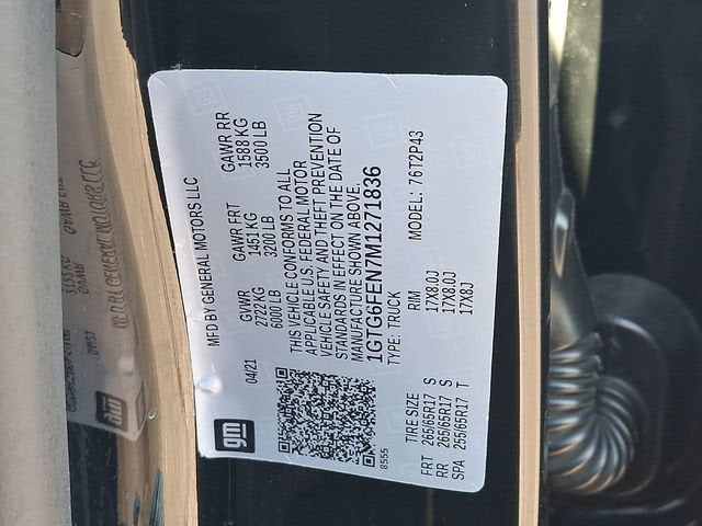 2021 GMC Canyon 4WD AT4 w/Leather