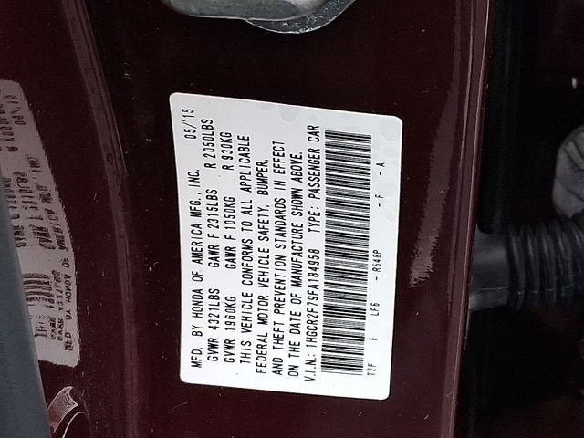 2015 Honda Accord EX