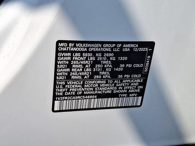 2024 Volkswagen Atlas 2.0T SEL Premium R-Line