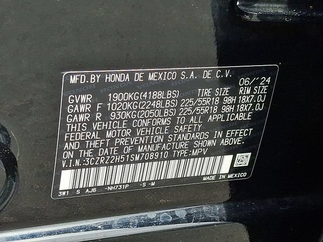 2025 Honda HR-V AWD Sport