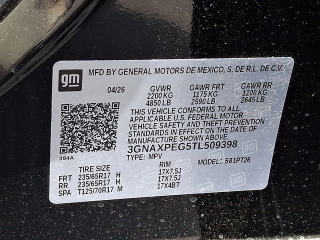 2026 Chevrolet Equinox LT