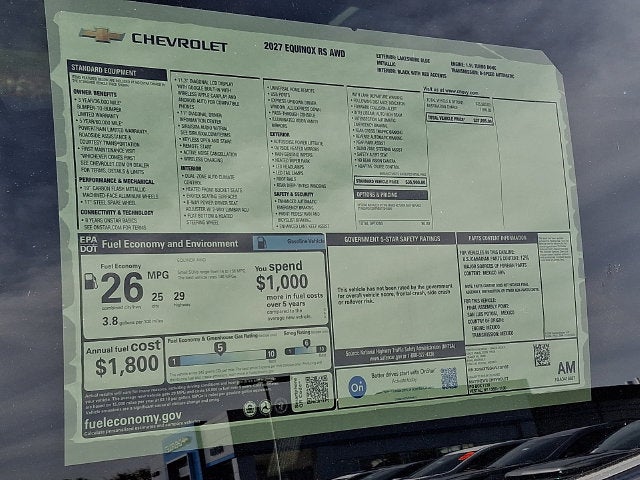 2027 Chevrolet Equinox RS