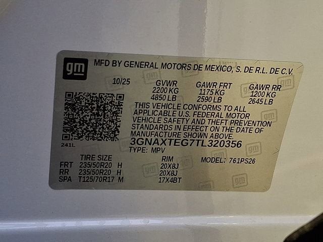 2026 Chevrolet Equinox RS