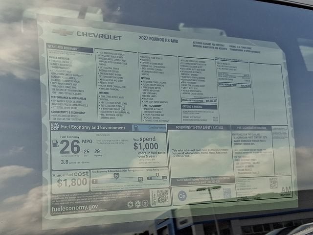 2027 Chevrolet Equinox RS