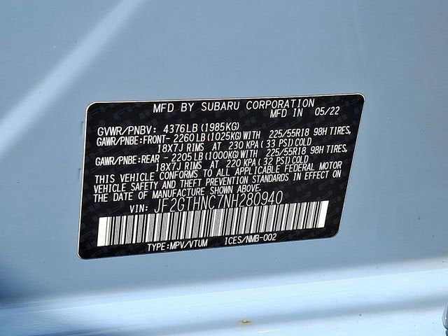 2022 Subaru Crosstrek Limited