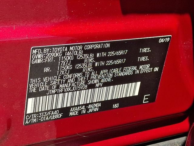2019 Toyota RAV4 XLE