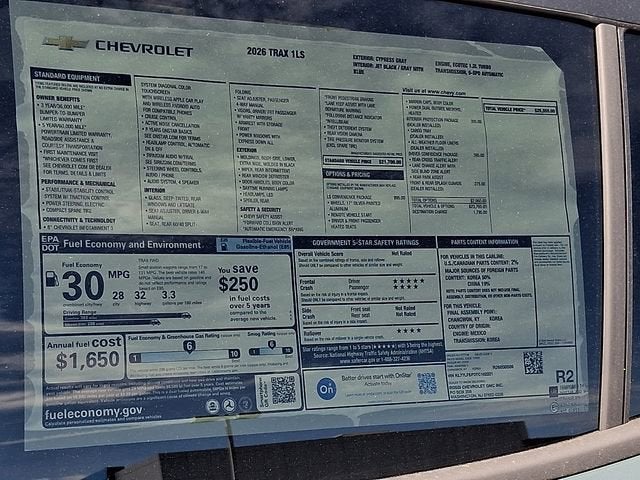 2026 Chevrolet Trax LS