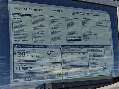 2026 Chevrolet Trax LT