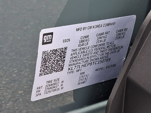 2026 Chevrolet Trax LT