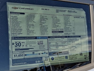 2026 Chevrolet Trax LT