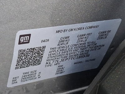 2026 Chevrolet Trax 2RS