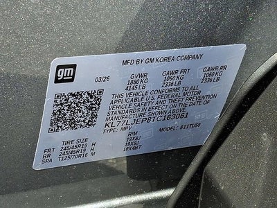 2026 Chevrolet Trax 2RS