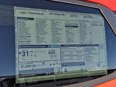 2026 Chevrolet Trailblazer LT