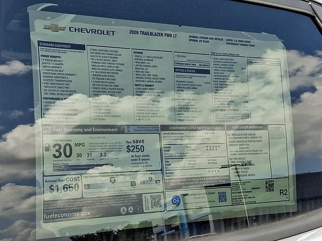 2026 Chevrolet Trailblazer LT
