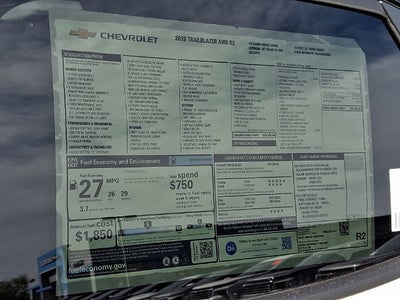 2026 Chevrolet Trailblazer RS