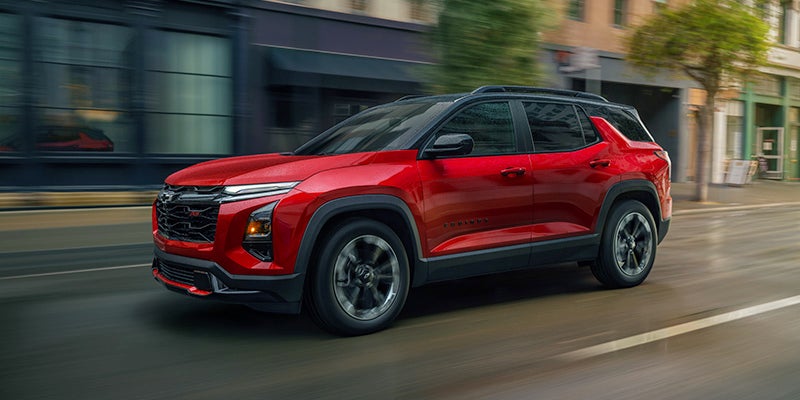 A Red 2026 Chevrolet Equinox