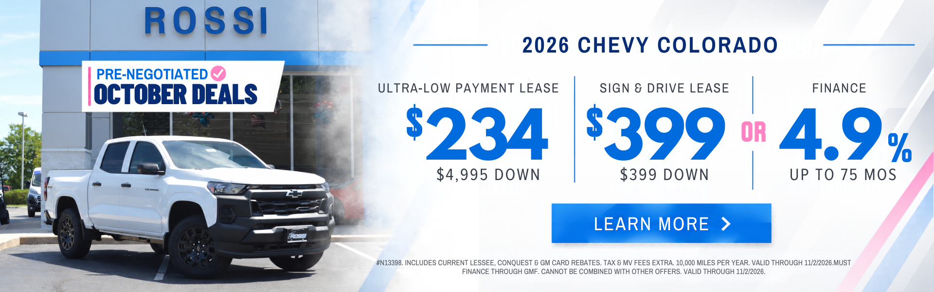 2026 Chevy Colorado lease & finance Deals NJ