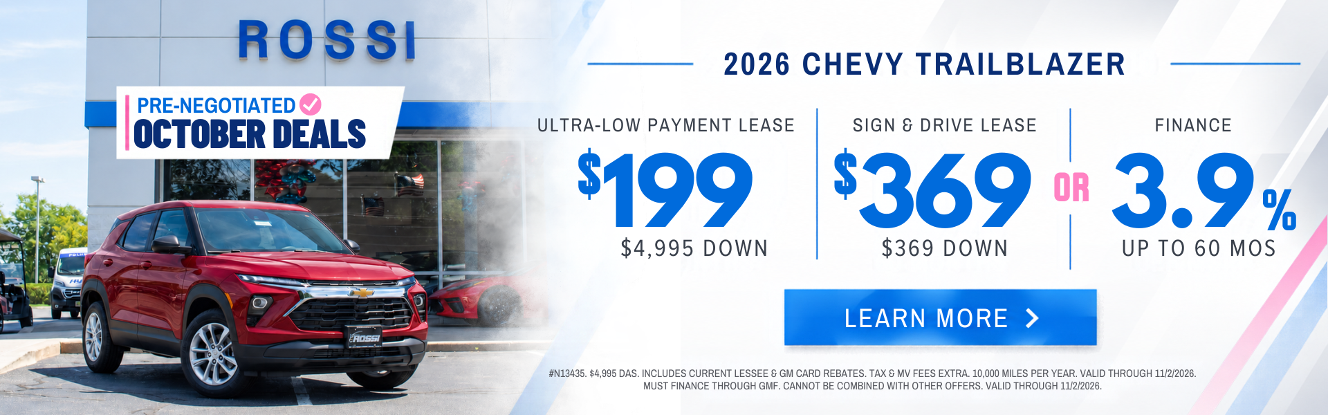 2026 Chevy Trailblazer Lease & finance deals NJ
