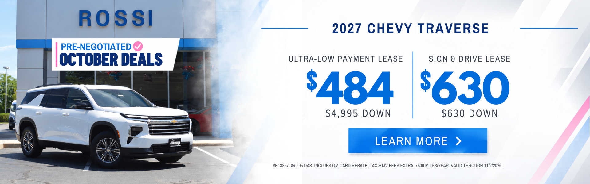 2026 Chevy Traverse Lease Deals NJ