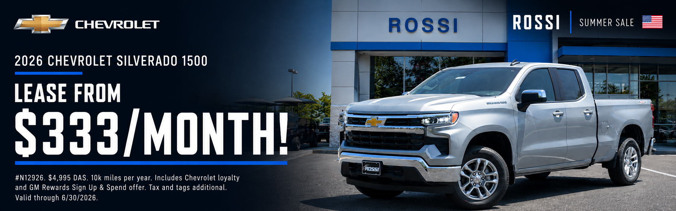 2026 Chevy Silverado Lease Deals NJ | Rossi Chevrolet