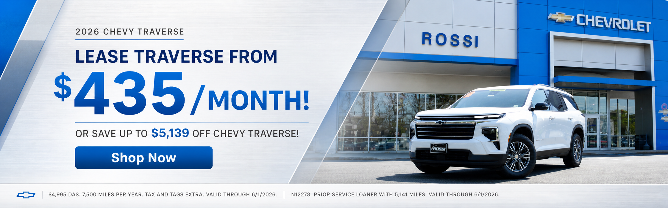 2026 Chevy Traverse Lease Deals NJ